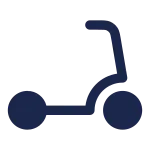 Kick Scooter SVG Icon